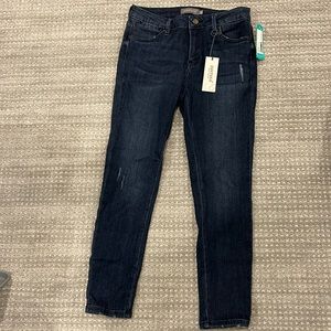 NWT Just USA Dark Denim Mid Rise Skinny Jeans